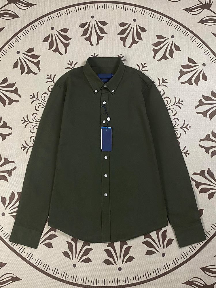 גברים ונשים עם אותה חולצת ג'וקר עם שרוולים ארוכים וקז'ואלית חדשה לזוג, רקומה מכותנה.