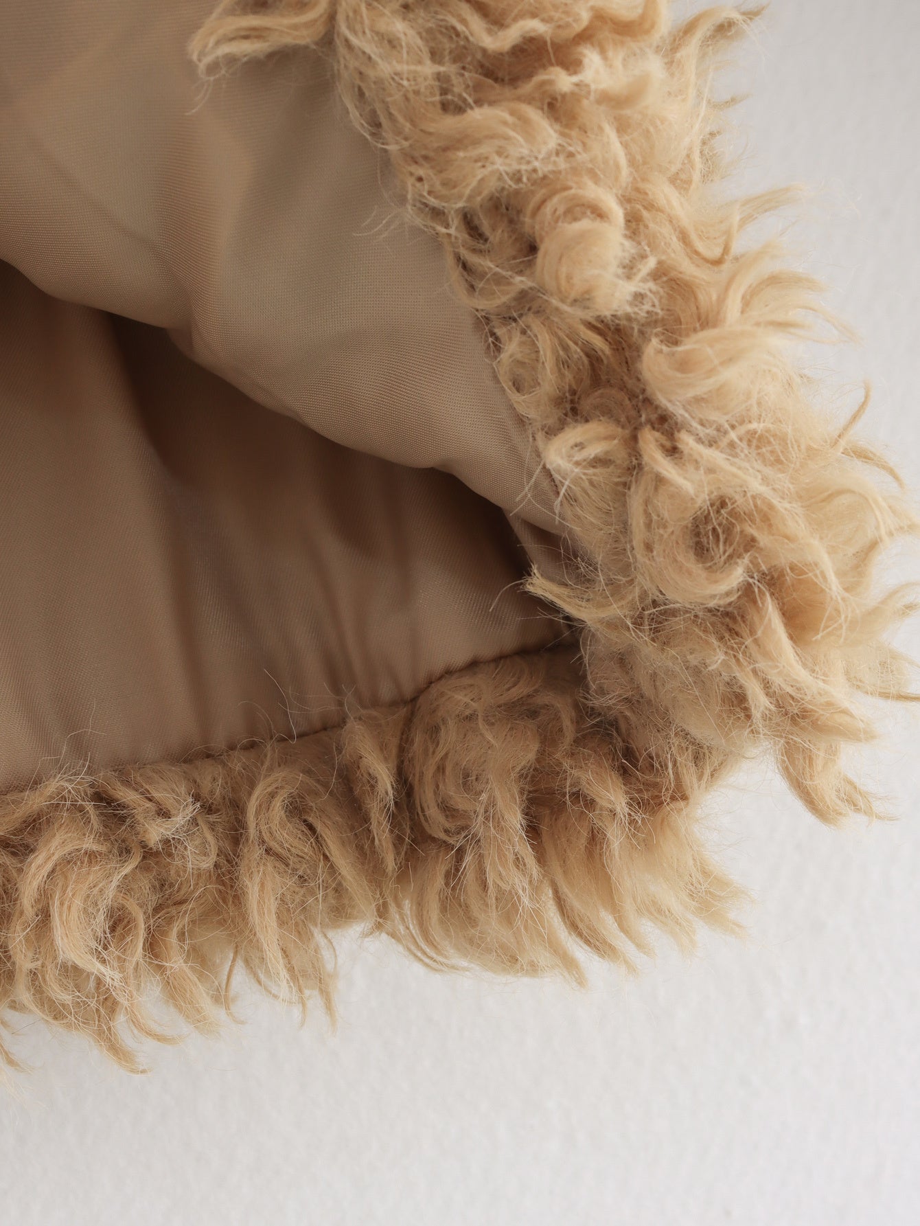 Women's 2025 new fashion faux fur effect short lapel Coat