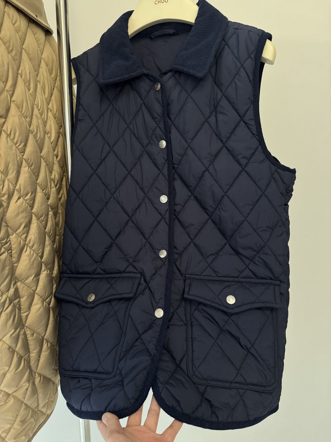 Women's new Joker diamond lapel vest