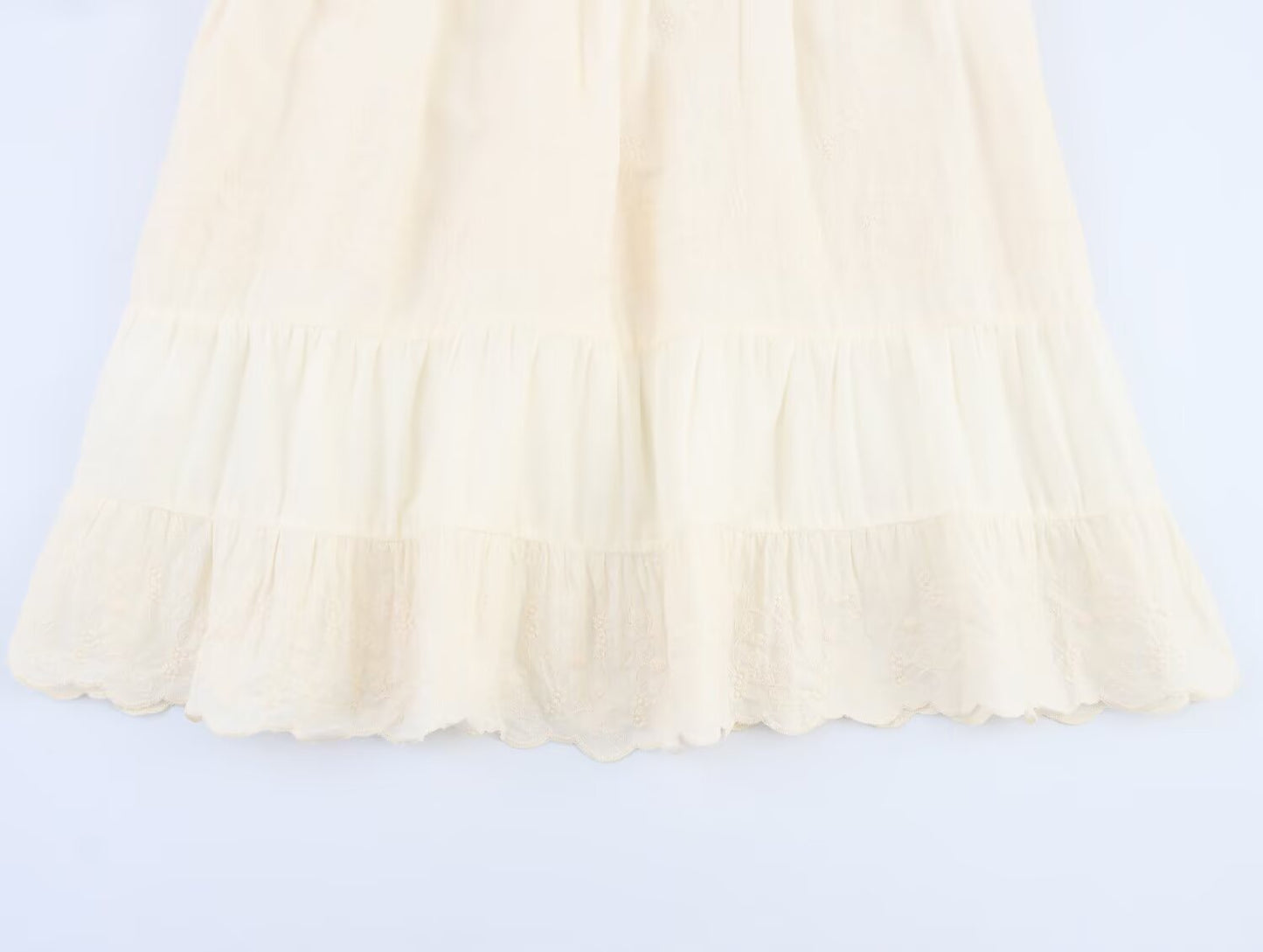 2025 Women's Fashion Embroidery Splicing Knitted Midi Dress