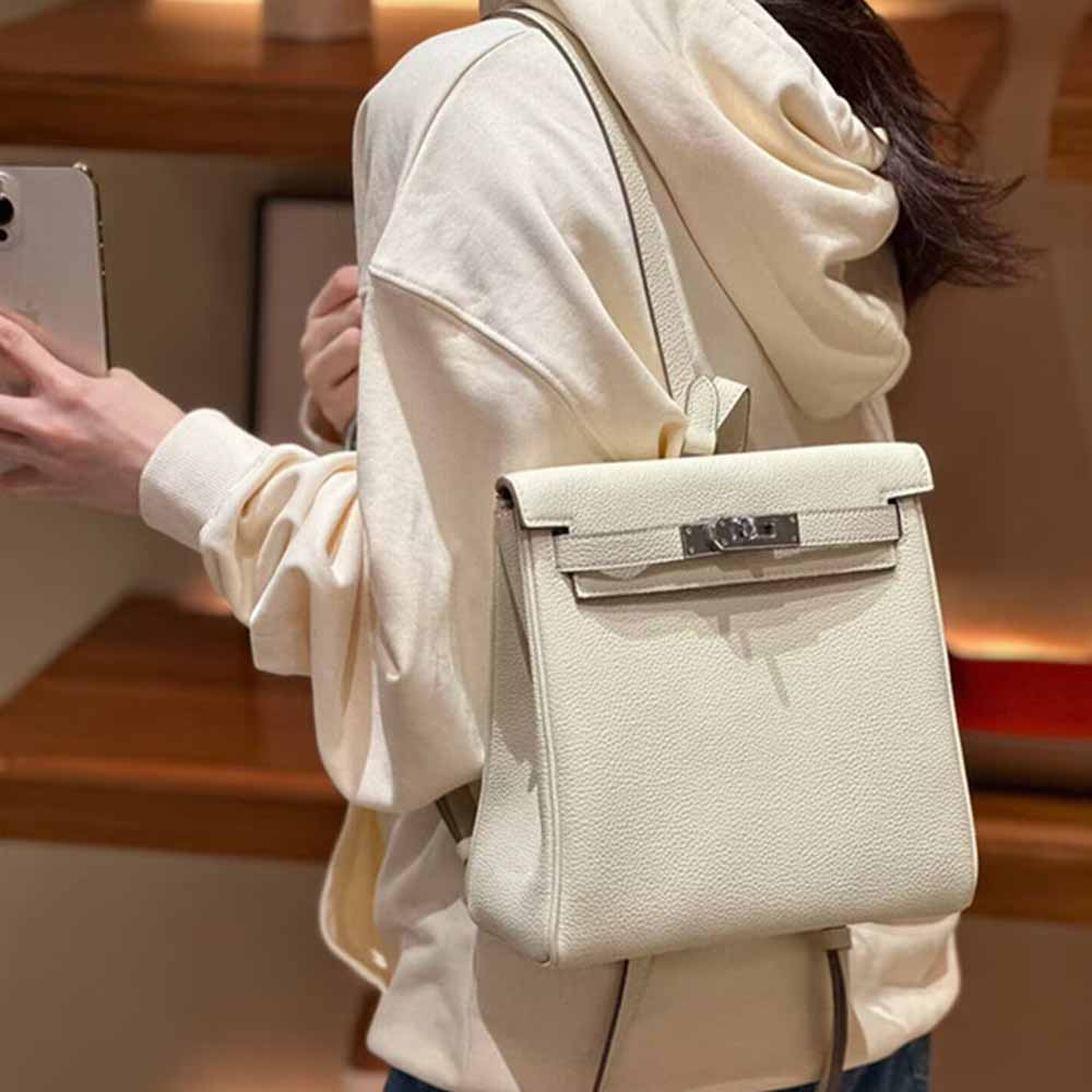 Women's New Shoulder Bag Leather Dance Bag Shoulder Bag First Layer Leather Backpack