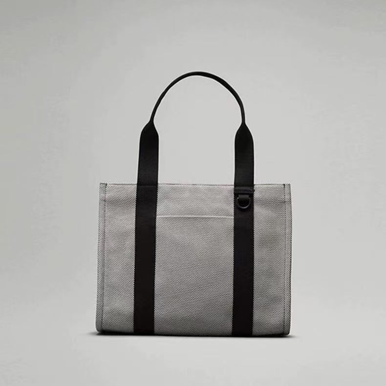 תיק בד אופנתי חדש לנשים של LU תיק כתף נייד בעל קיבולת גדולה מדגם ג'וקר בשני צבעים