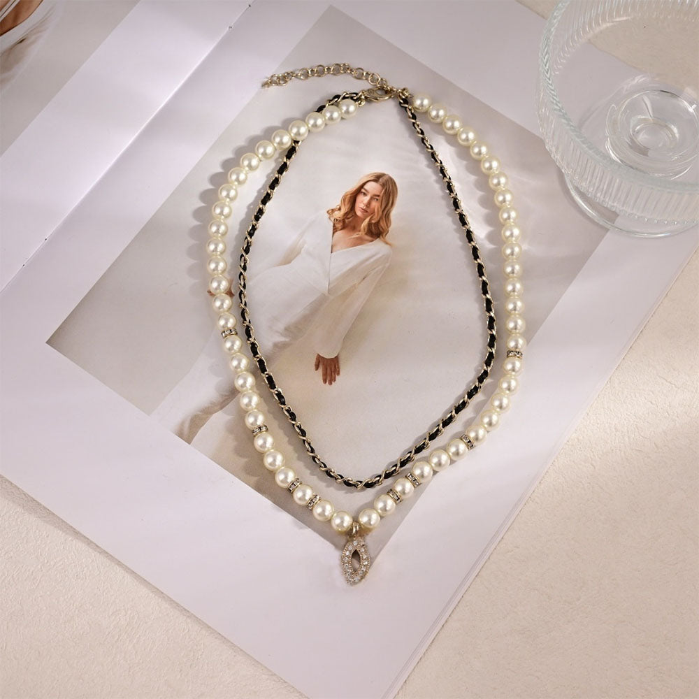 Women's new letter clavicle necklace