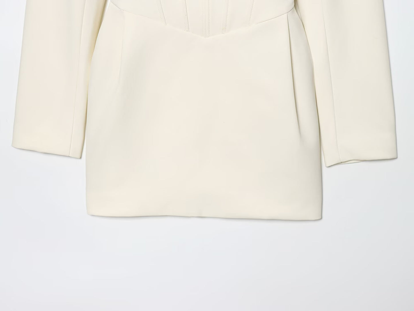 Women's patchwork lapel Blazer Coat style mini skirt