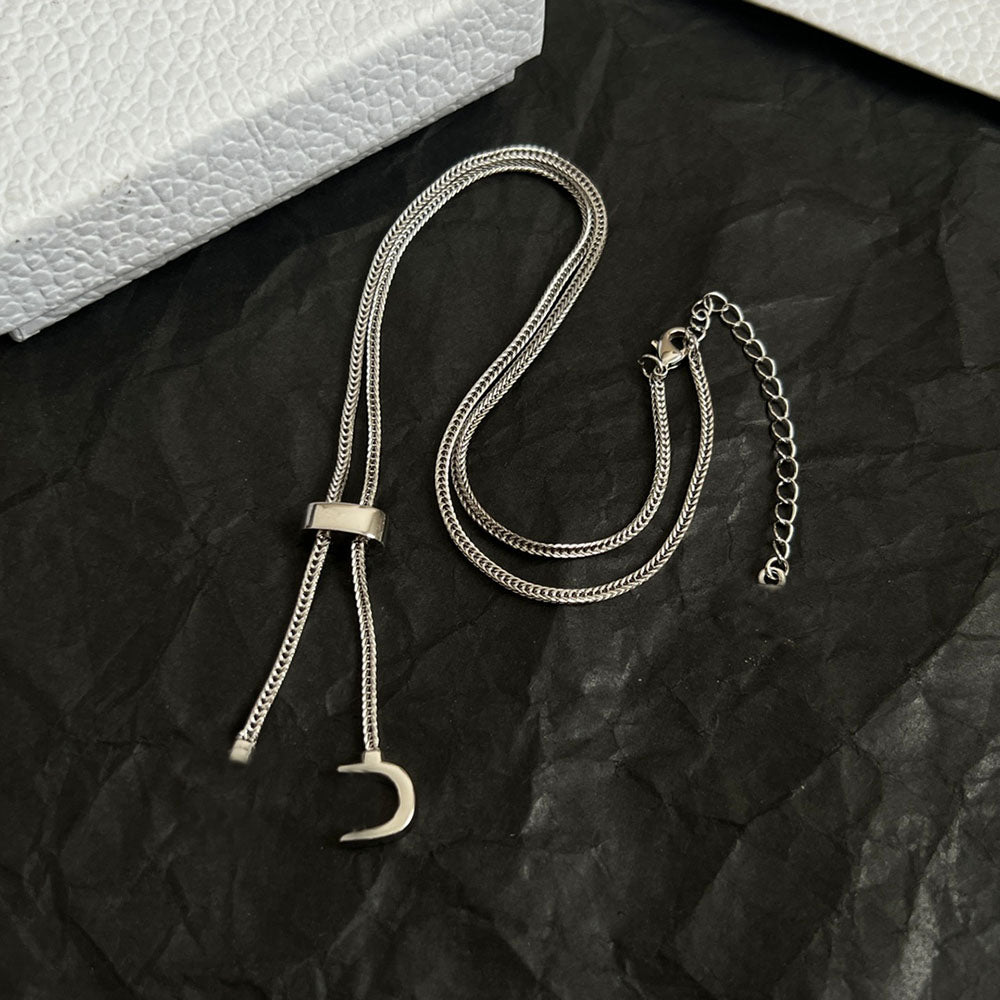 Women's new Joker temperament letter clavicle necklace