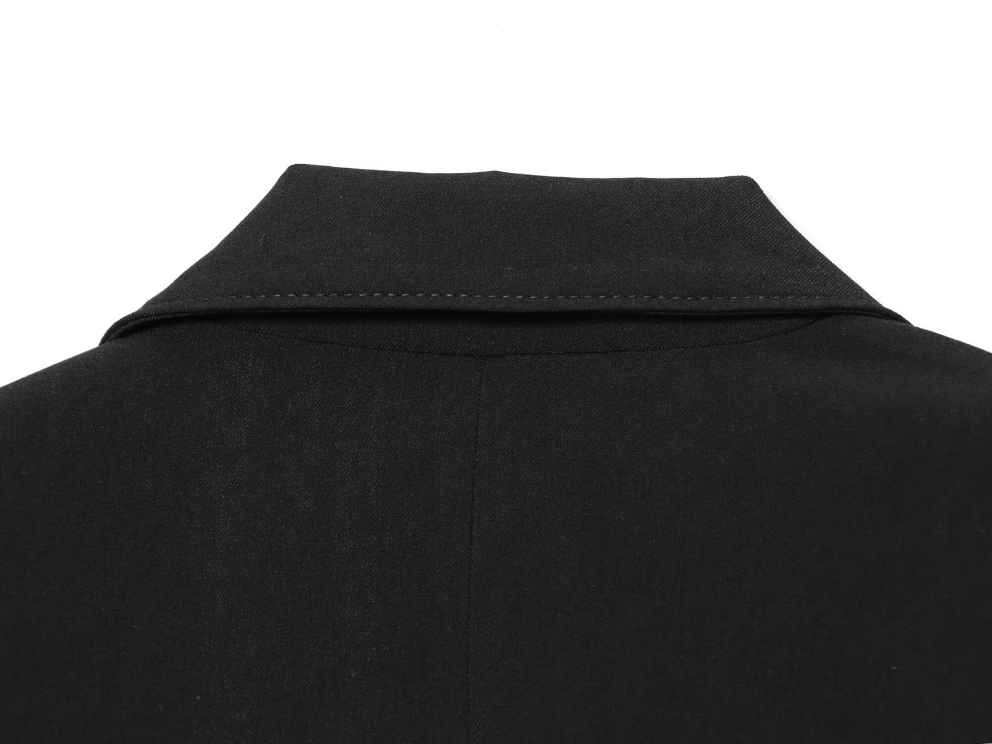 Women's new fashion black double breasted dress style suit jacket