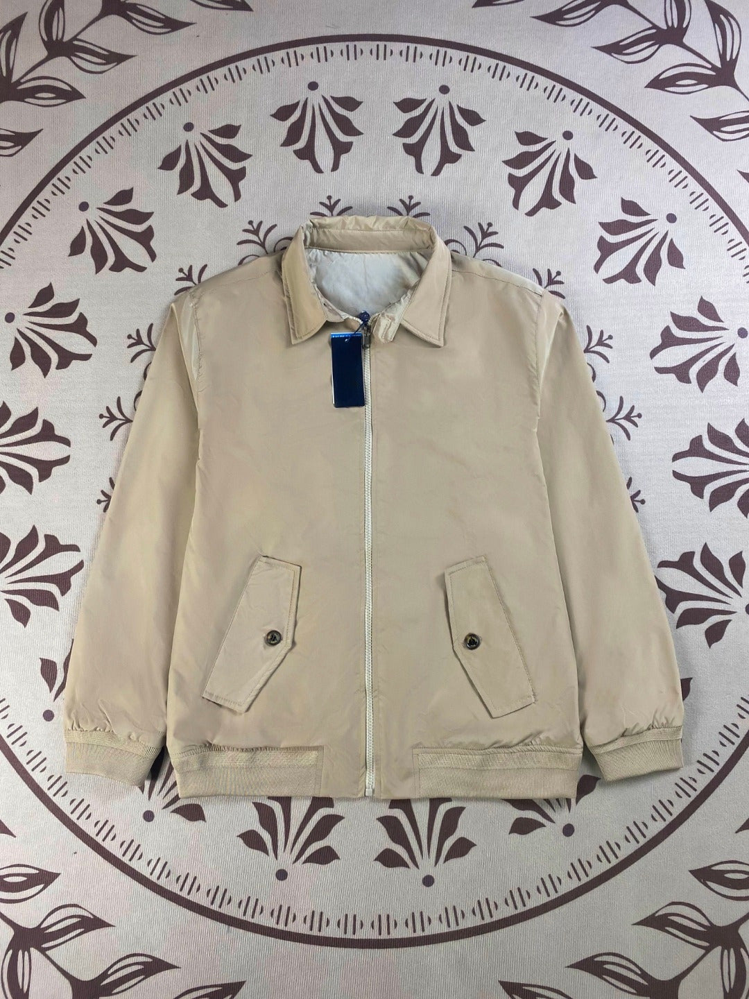 גברים ונשים עם מעיל כותנה עמיד למים חדש עם רוכסן וזיכרון מדגם Joker.