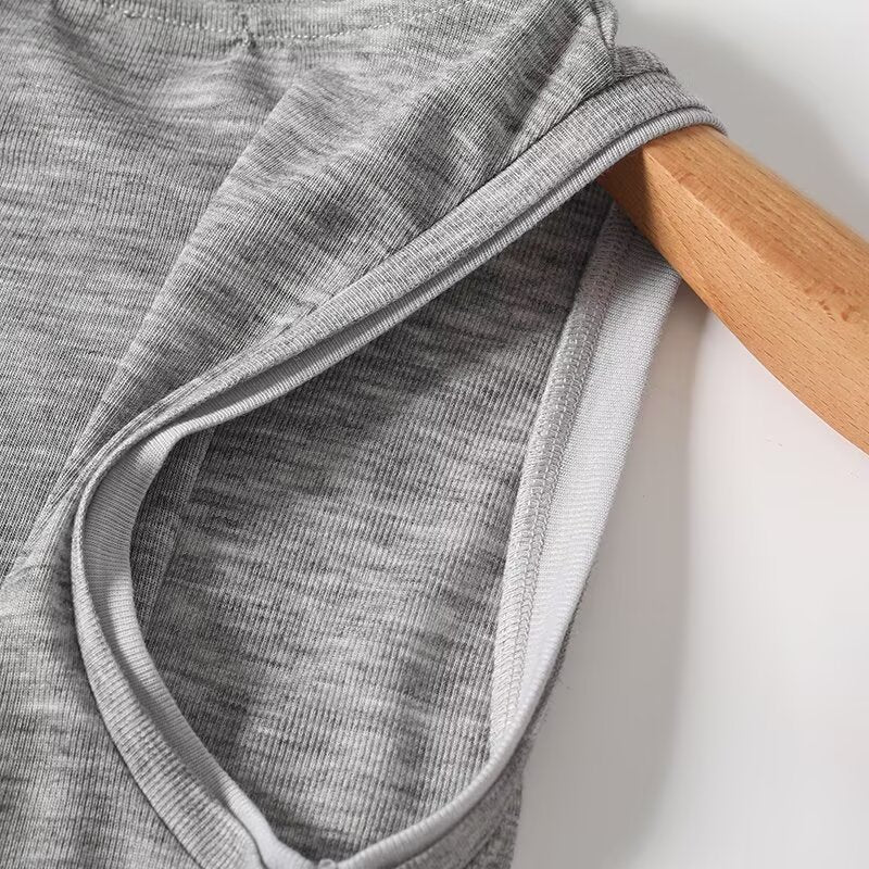 Women's new fashion sleeveless basic style vest T-shirt