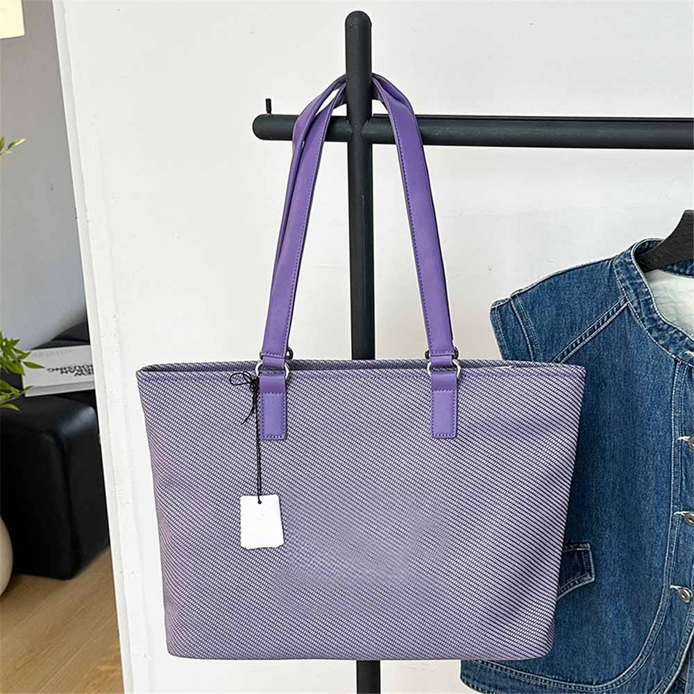 Women's New Fashion Letters Canvas Bag Shoulder Bag Commuter Handbag Large Tote Bag Female Bag