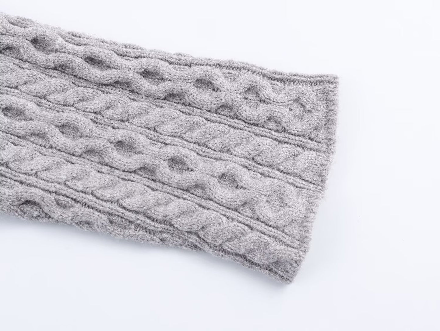 Women's jewelry collar decoration striped knitted sweater