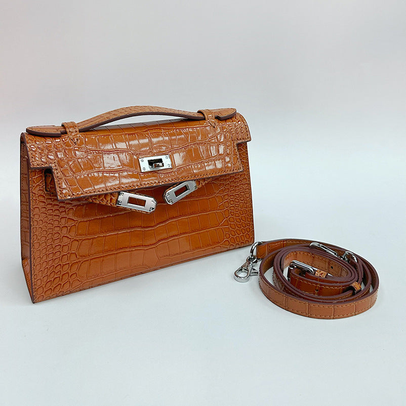 New Crocodile mini Crossbody One Shoulder Handbag
