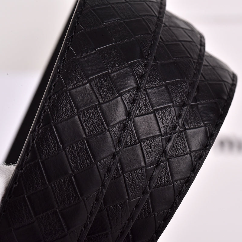 Women's New Fashion Joker Pin Buckle Hollow Letter Design Belt Belt With a box