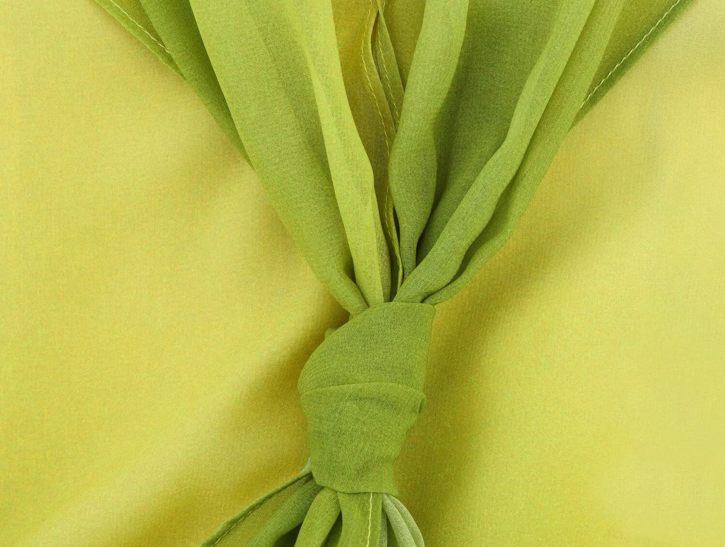 Women's New Fashion Knot Decoration Printed Hanging Neck Midi Dress