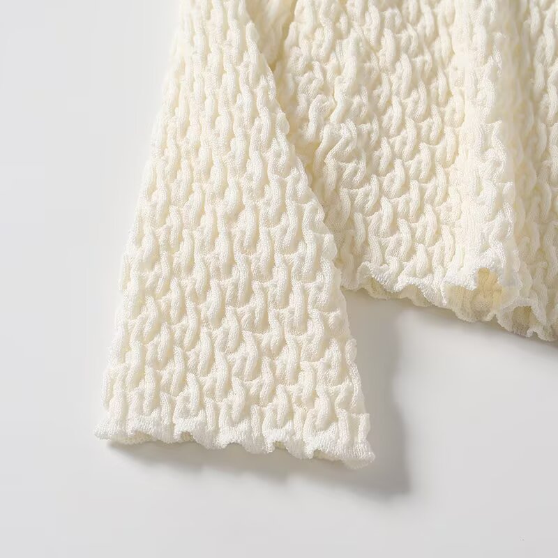 Women's new fashion texture interior style bottom knit top