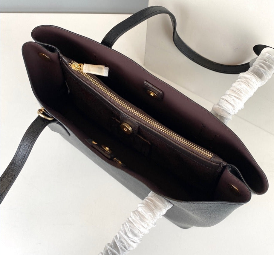 Women's New Fashion Joker Adjustable Shoulder Strap Large Capacity Double Design Portable Shoulder Bag Messenger Bag.