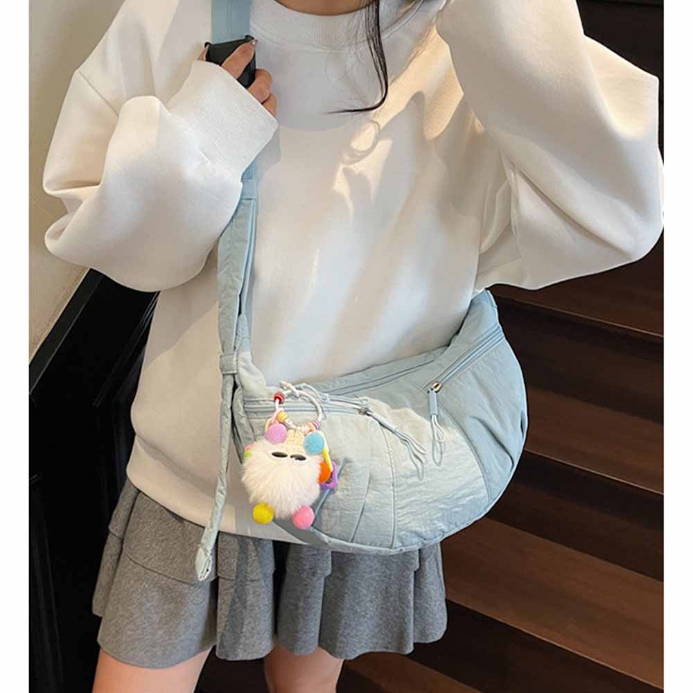 LU נשים של תיק כתף קפלים קל משקל חדש מזדמן ג'וקר תיק שליח גדול קיבולת תיק נשי 