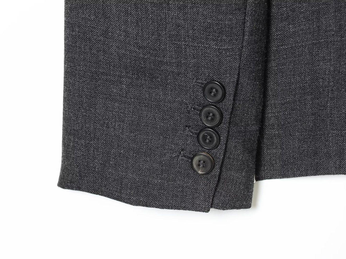 Women's casual stand collar wool blend Blazer Coat