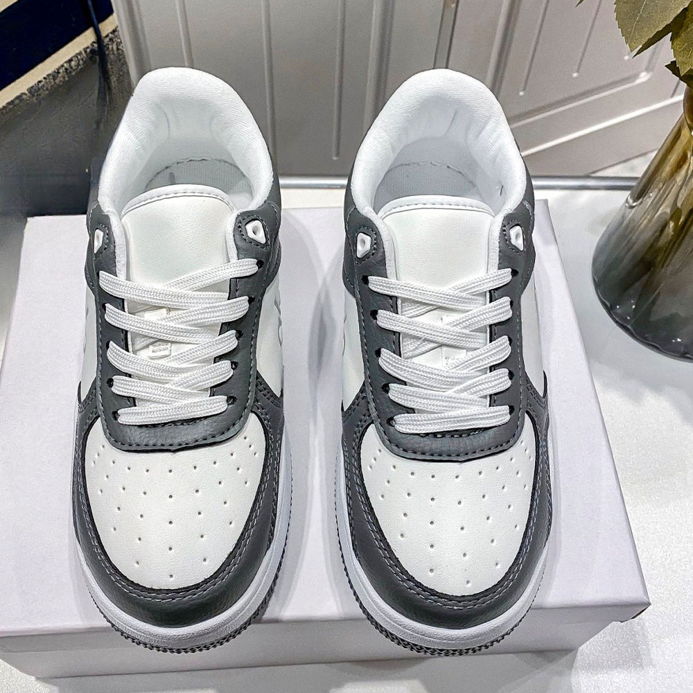 Women's new thick-soled non-slip sports shoes have a shoe box