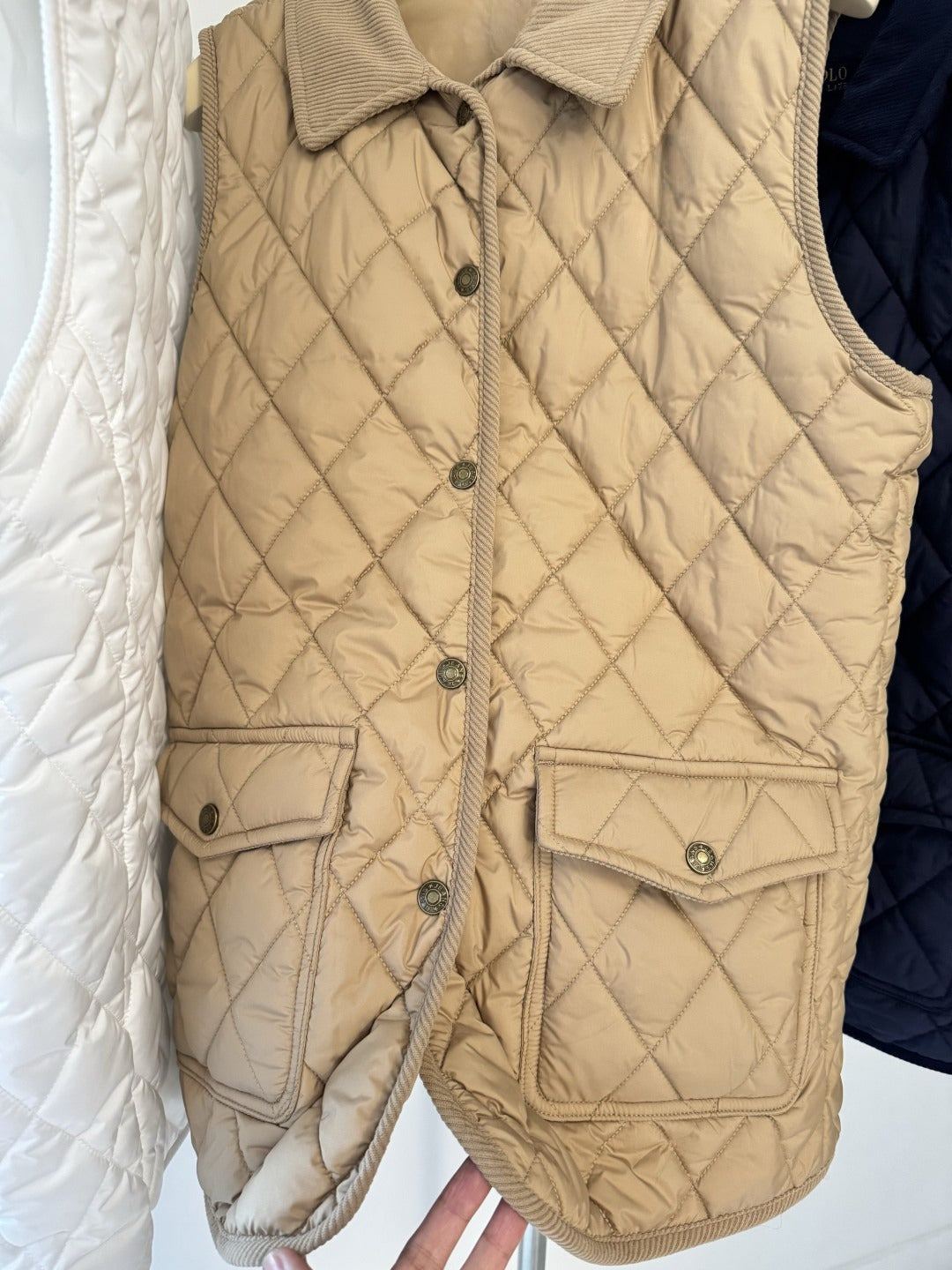 Women's new Joker diamond lapel vest