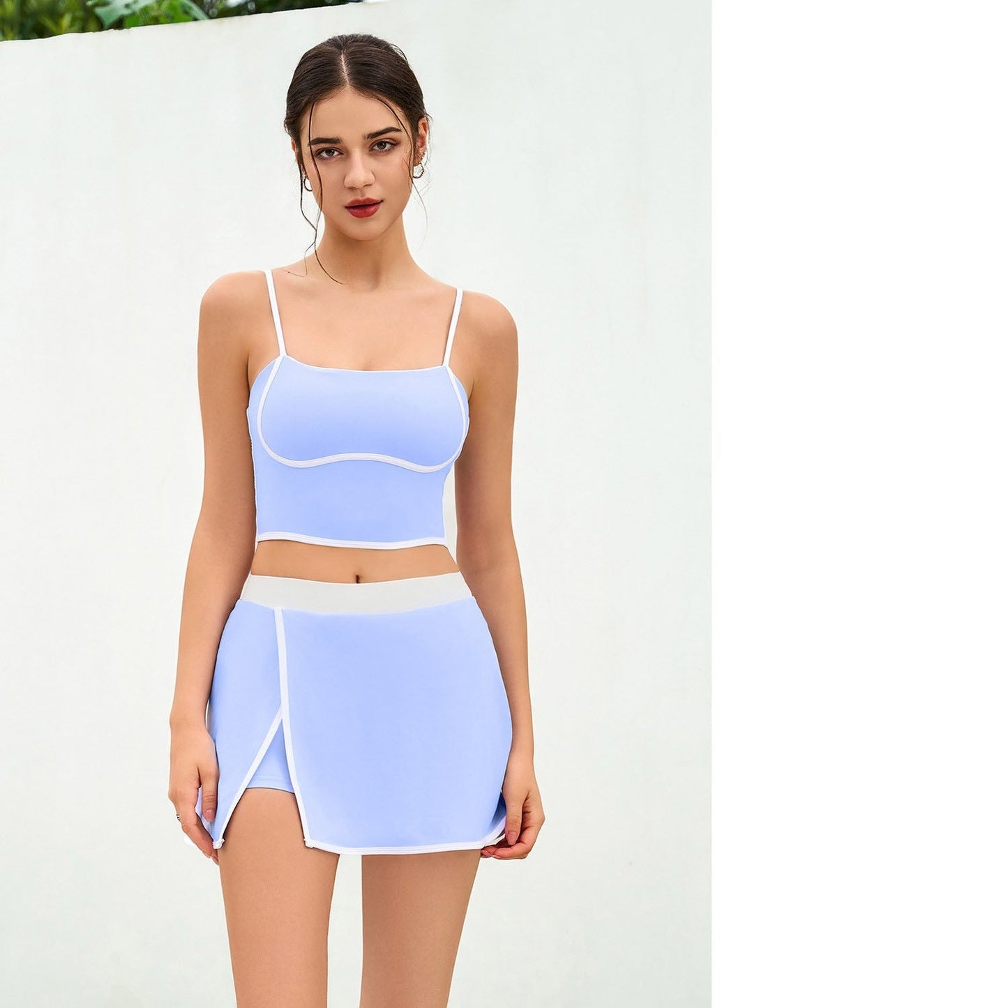 Color Matching Quick-drying Sports Vest Fitness Shock-proof High-elastic Yoga Suit