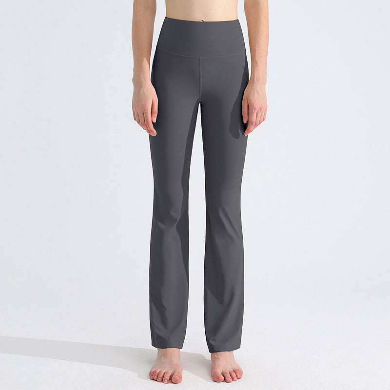 מכנסי יוגה ספורטיביים חדשים לנשים של LU, טייץ, עיצוב הגוף, גמישות גבוהה, מראה עירום, ספיגת לחות ומכנסיים גבוהים עם ייבוש מהיר. 
