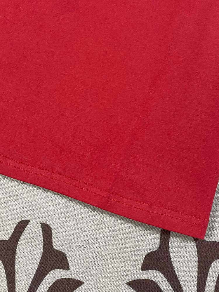 גברים ונשים עם אותה אופנה חדשה ג'וקר חולצת טריקו קז'ואל כותנה עם שרוולים קצרים וצווארון עגול.