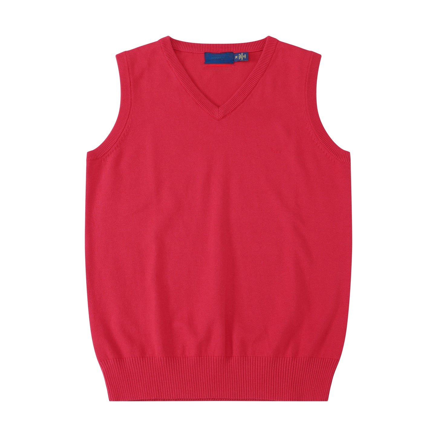 New style casual versatile thin embroidered V-neck knitted vest for men and women