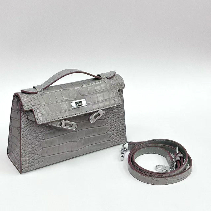New Crocodile mini Crossbody One Shoulder Handbag