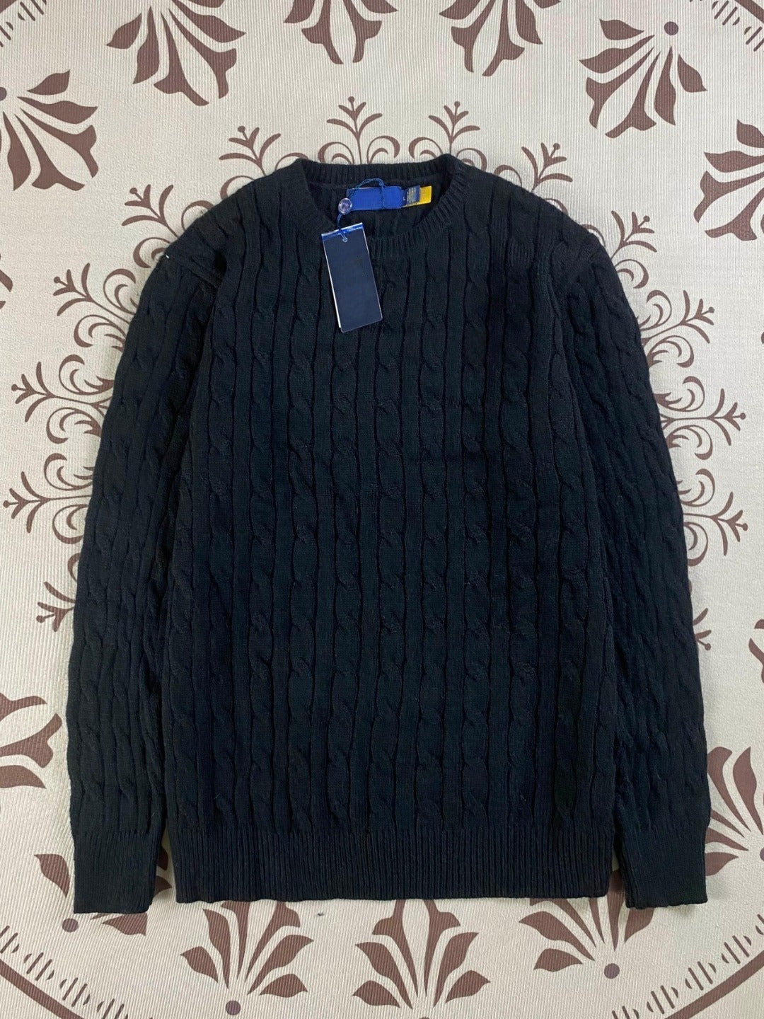 סוודר סרוג עם צווארון O לגברים ולנשים בסגנון ג'וקר