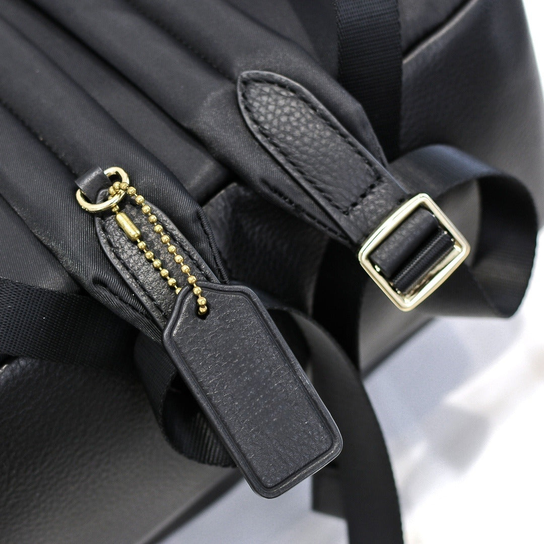 Women's New Fashion Joker Leather Leisure Adjustable Shoulder Strap Large-capacity Backpack Travel Bag