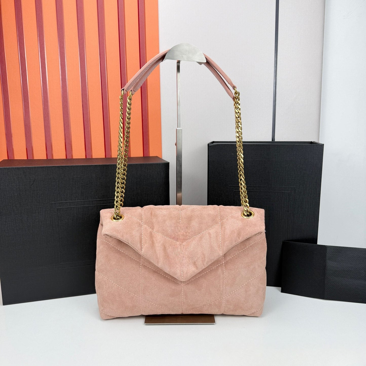 Women's New Joker Chain Scrubs Flip Design Shoulder Messenger Bag Cloud Bag