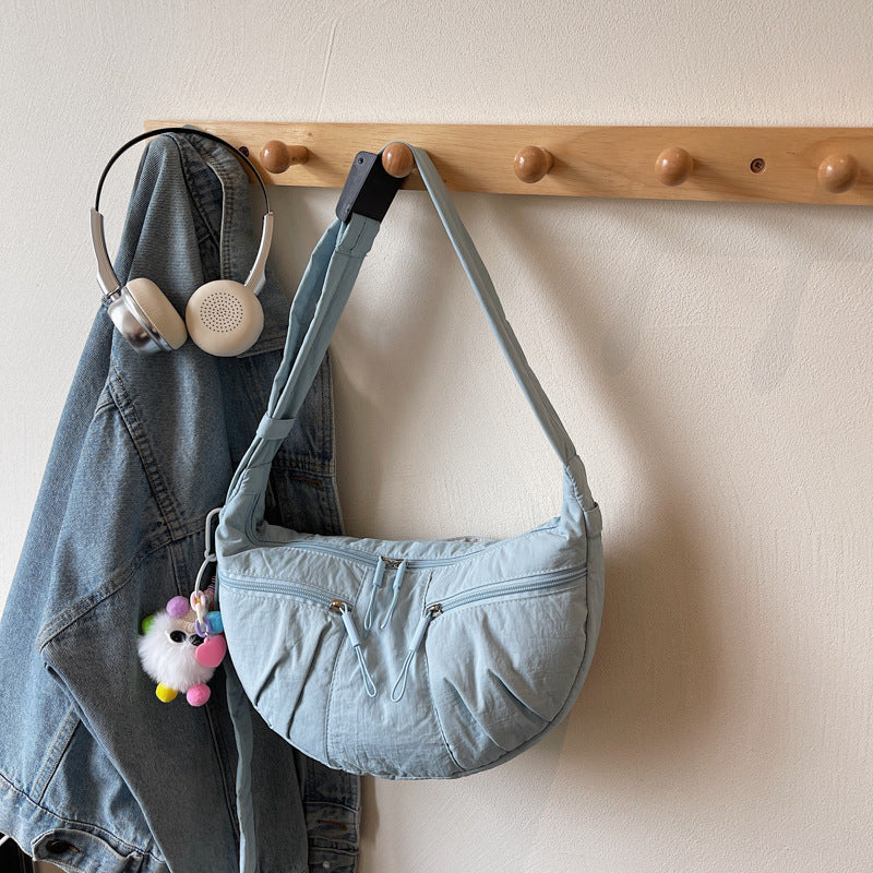 LU נשים של תיק כתף קפלים קל משקל חדש מזדמן ג'וקר תיק שליח גדול קיבולת תיק נשי 