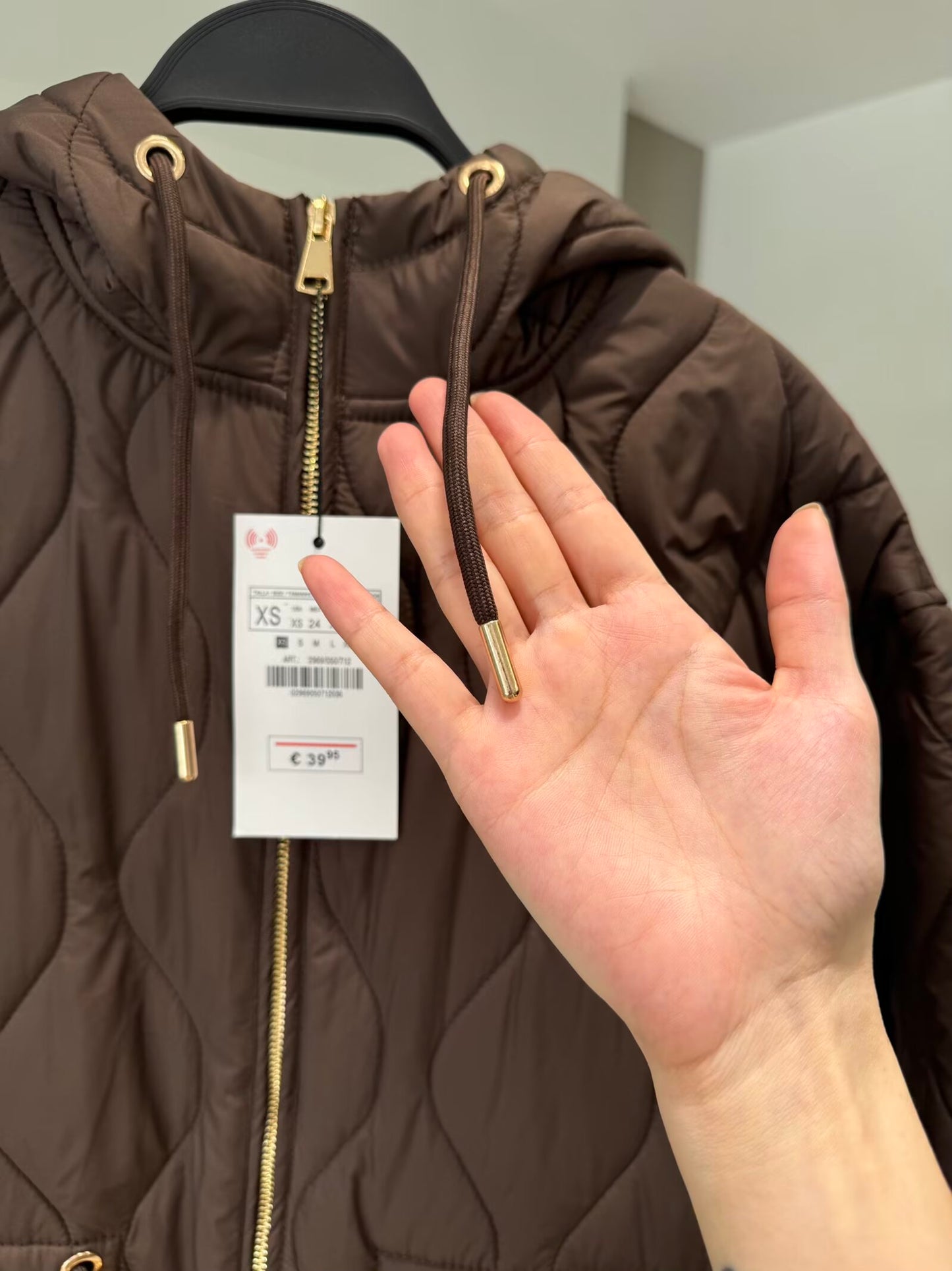 Women's 2025 new fashion loose warm hooded cotton jacket Coat