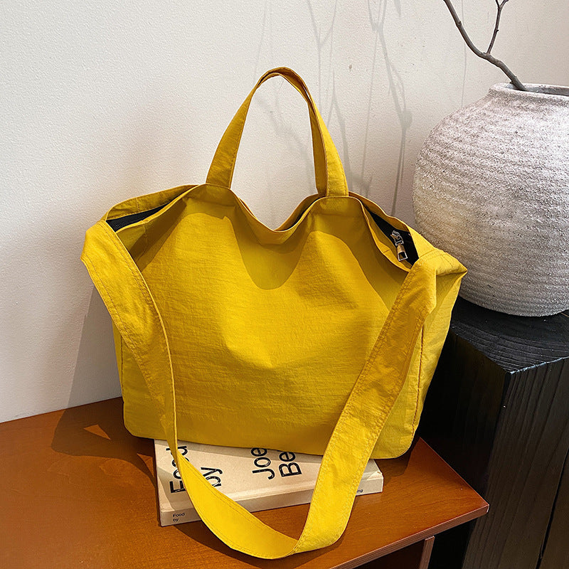 תיק בד נייד חדש לנשים עם כיס גדול פנאי ג'וקר כתף תלויה 