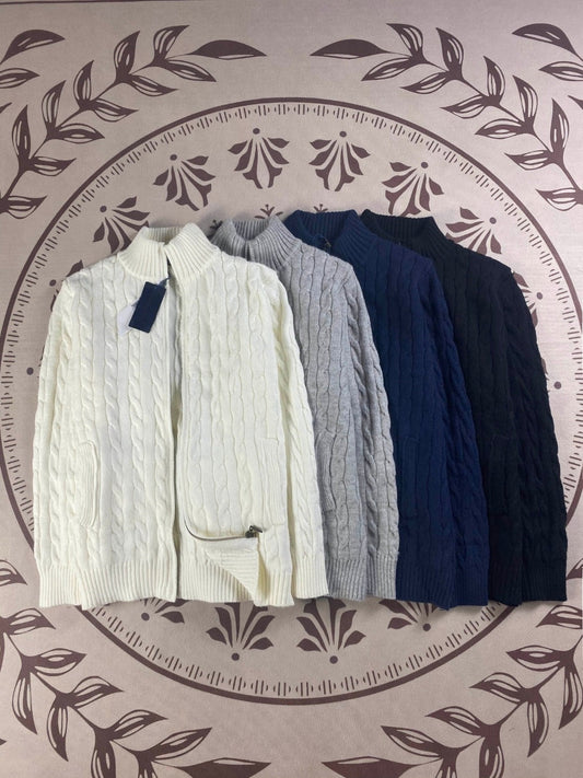 סוודר ג'וקר עם רוכסן חדש לגברים ולנשים