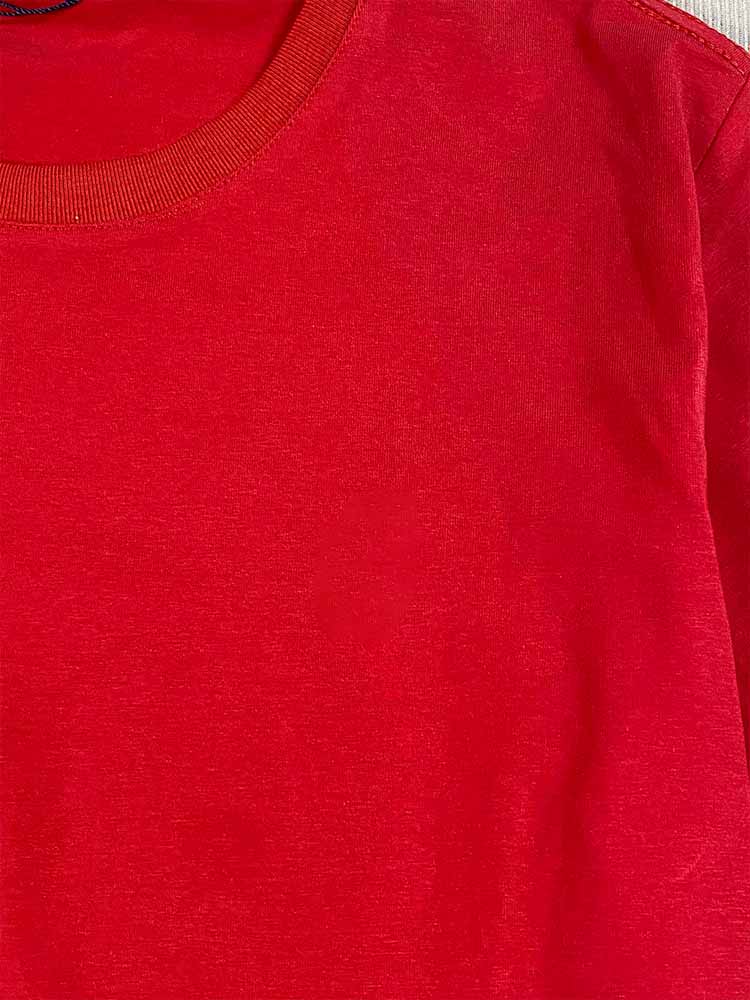 גברים ונשים עם אותה אופנה חדשה ג'וקר חולצת טריקו קז'ואל כותנה עם שרוולים קצרים וצווארון עגול.