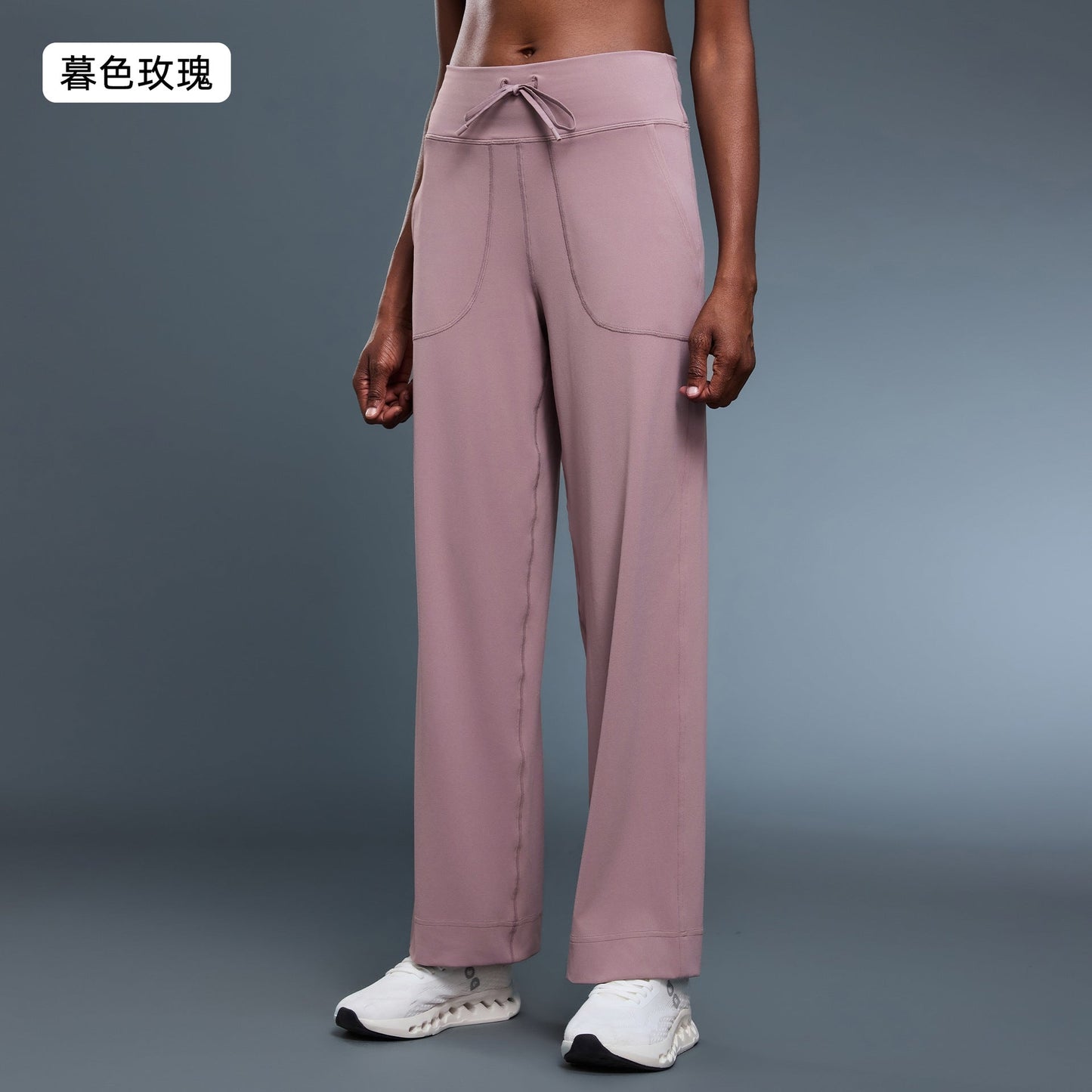 LU Women's new Joker pocket fitness yoga pants sports casual pants