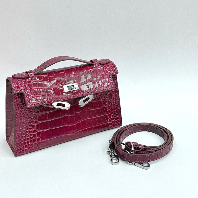New Crocodile mini Crossbody One Shoulder Handbag