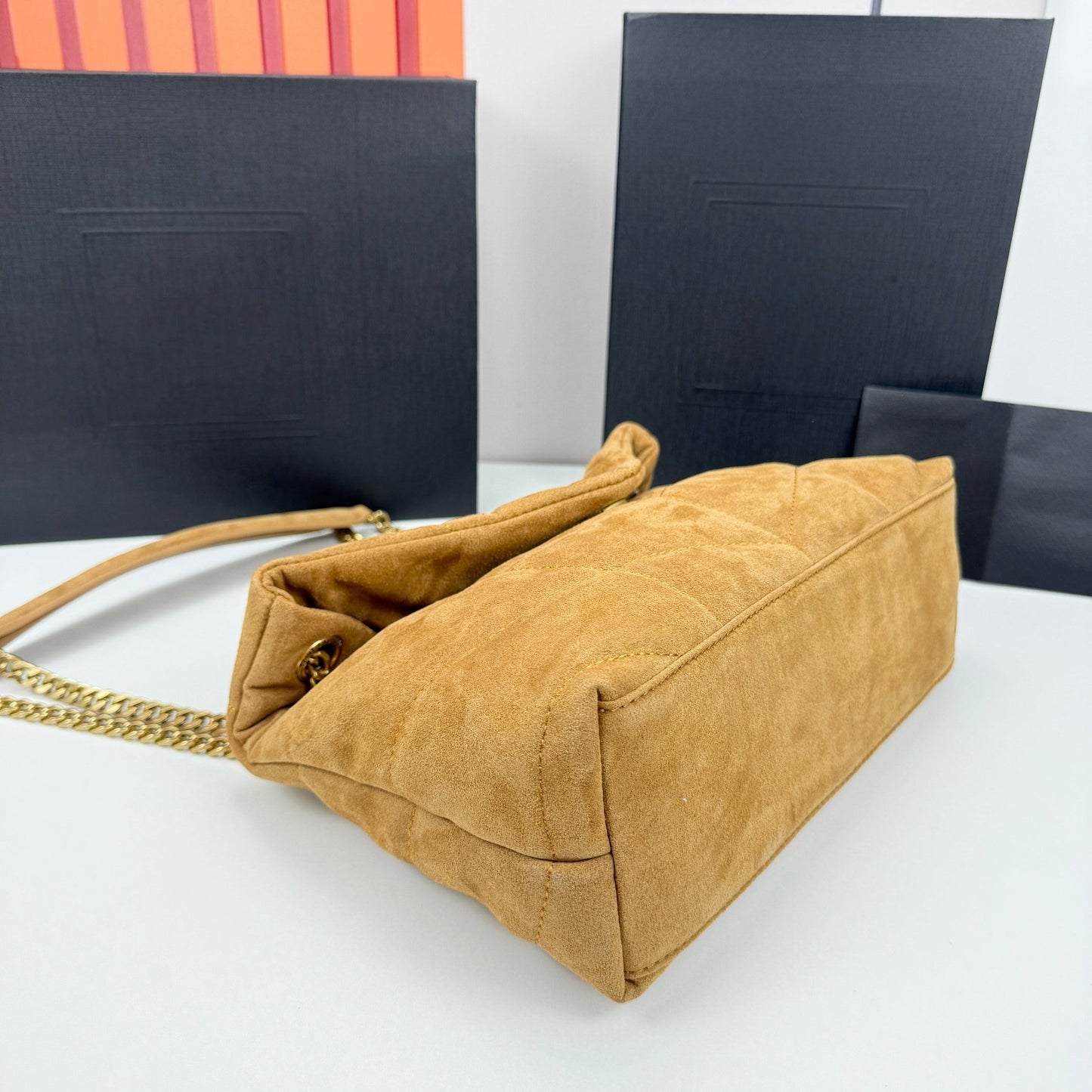 Women's New Joker Chain Scrubs Flip Design Shoulder Messenger Bag Cloud Bag