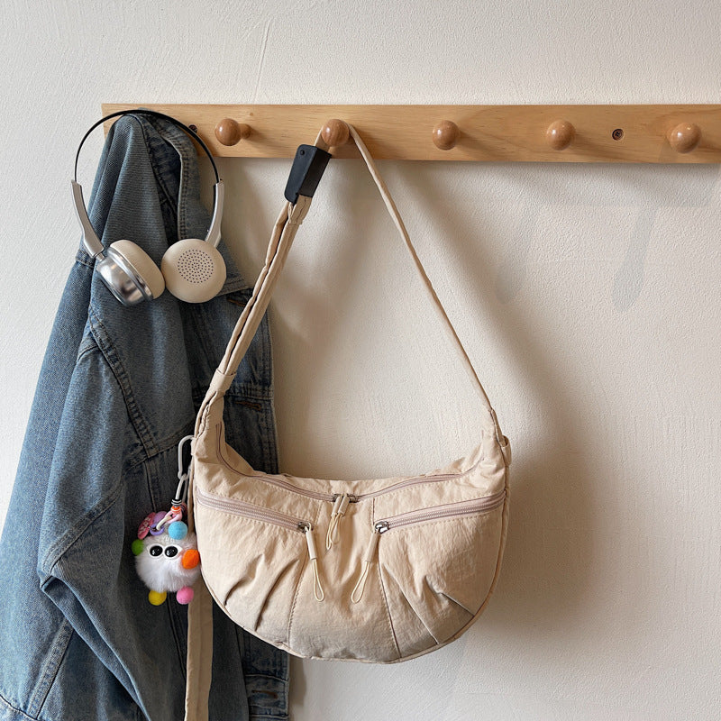 LU נשים של תיק כתף קפלים קל משקל חדש מזדמן ג'וקר תיק שליח גדול קיבולת תיק נשי 