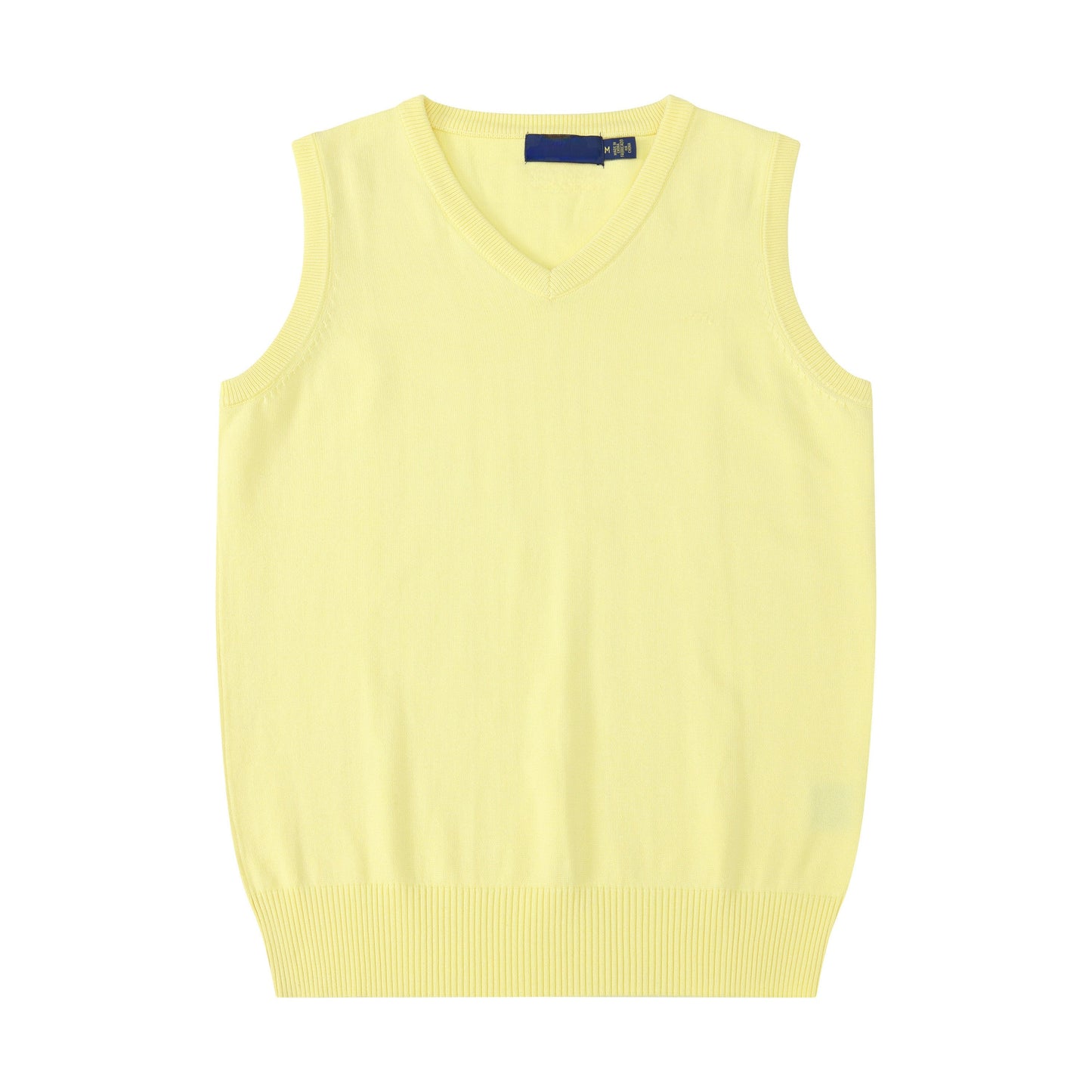 New style casual versatile thin embroidered V-neck knitted vest for men and women