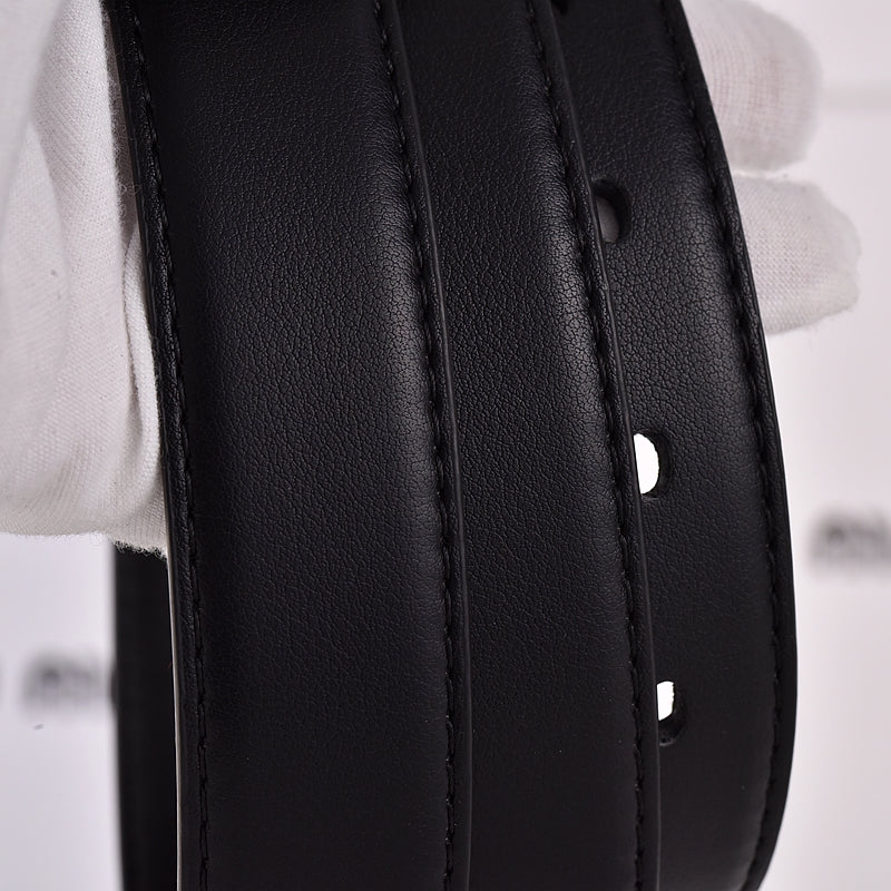 Women's New Fashion Joker Pin Buckle Hollow Letter Design Belt Belt With a box