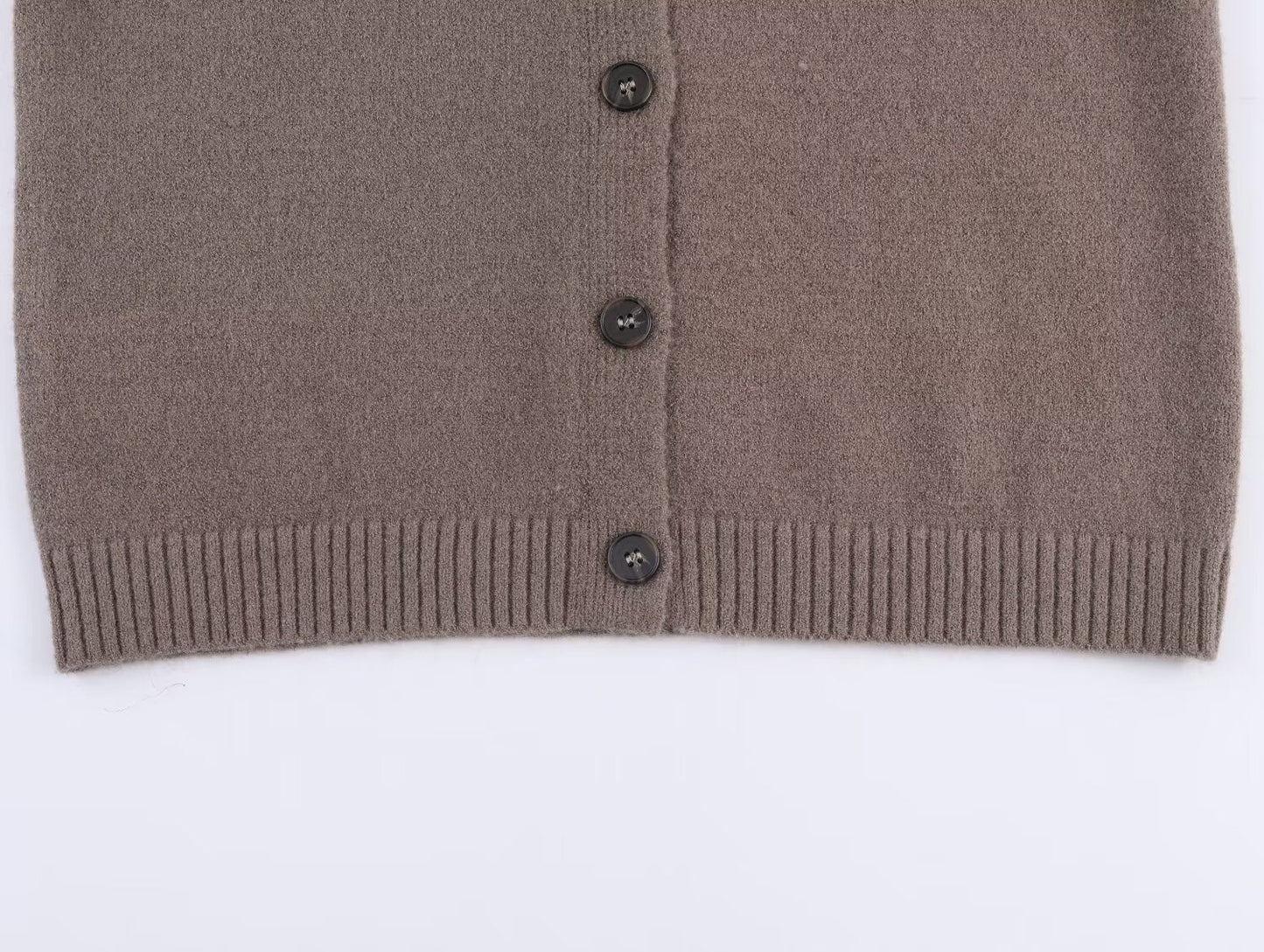 Women's new faux fur effect lapel knitted Coat