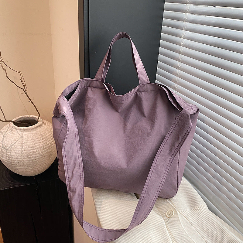 תיק בד נייד חדש לנשים עם כיס גדול פנאי ג'וקר כתף תלויה 