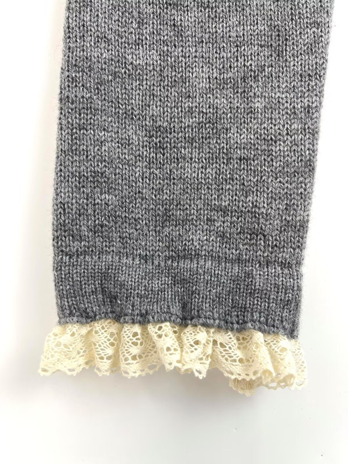 קרדיגן סרוג טלאים עם צווארון O לנשים