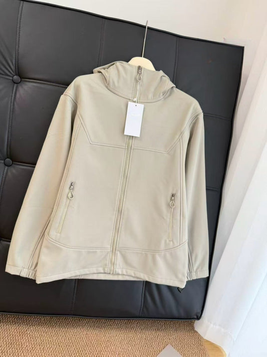 Couple's Casual Versatile Hooded Soft Shell Fleece Jacket