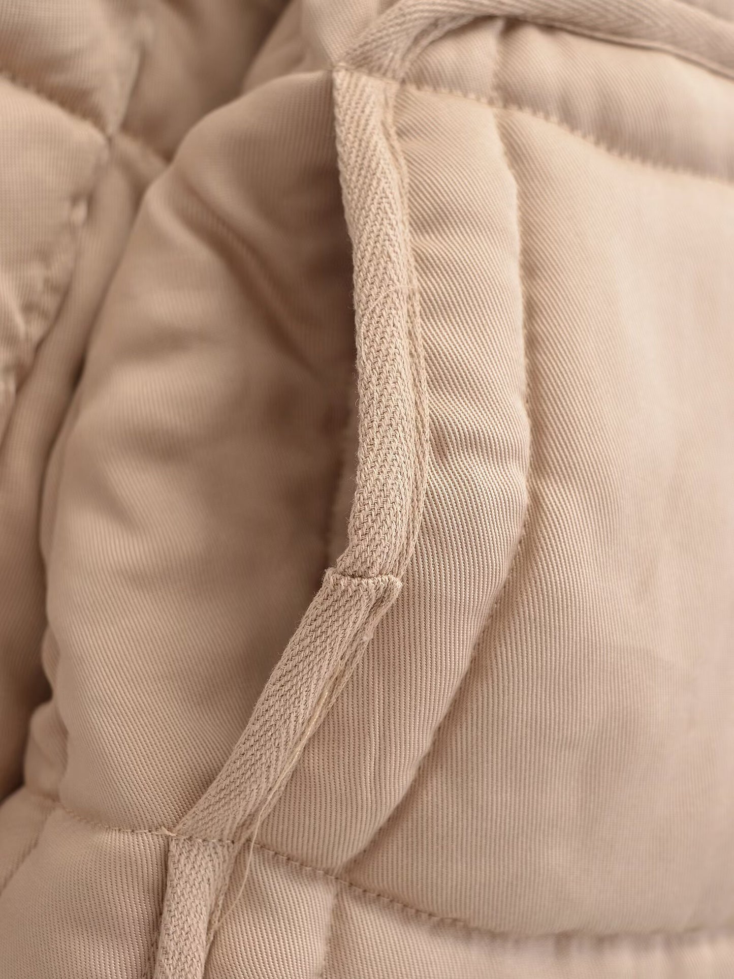 Women's loose new O Neck long sleeved cotton Coat