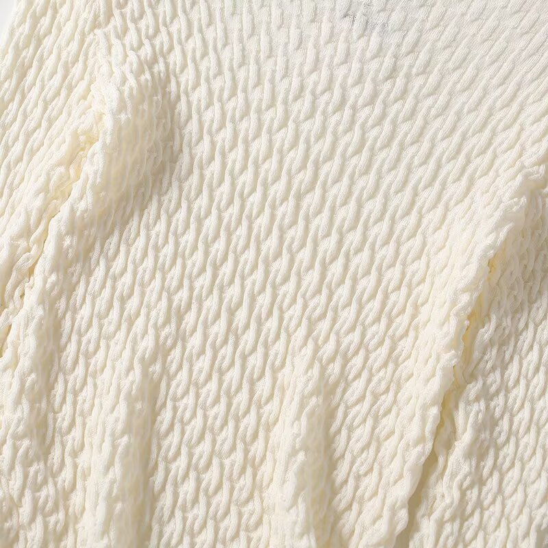 Women's new fashion texture interior style bottom knit top