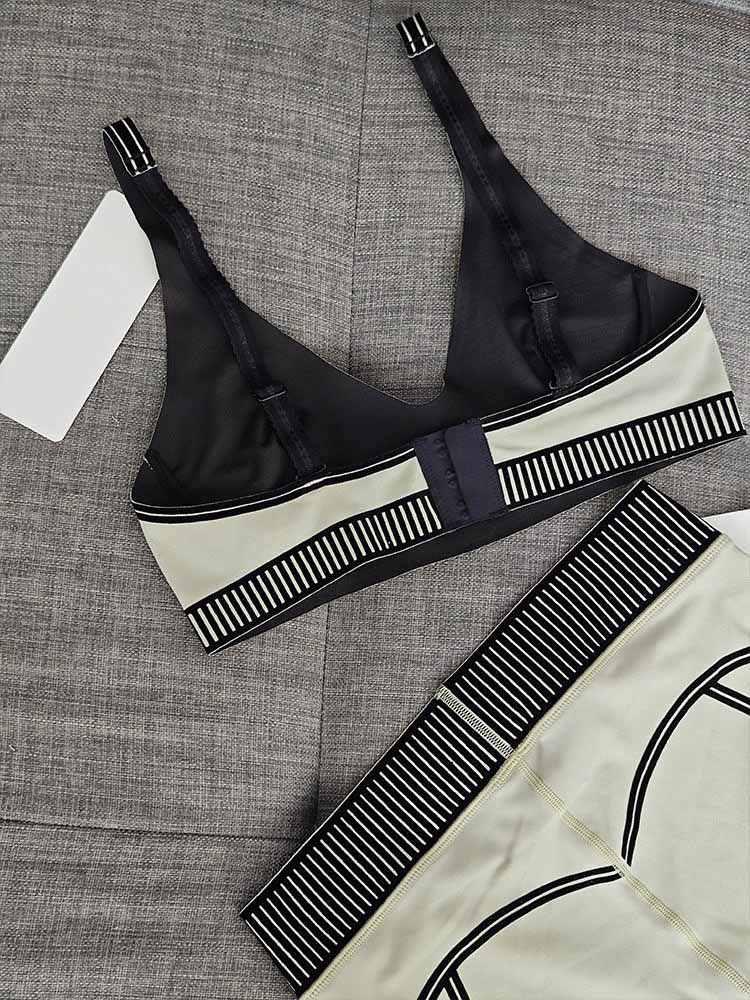 Women's New Joker Adjustable Sports Bra+high Elastic Tight Pants Fitness Suit