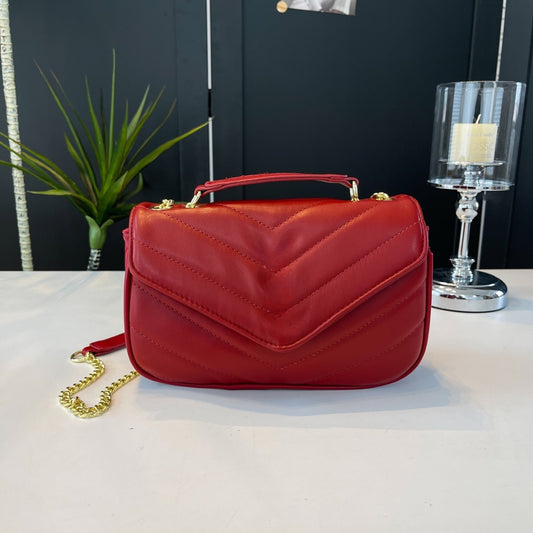 Women's New Fashion Joker Rhombic Design Chain Shoulder Strap Envelope Bag Crossbody Bag With box